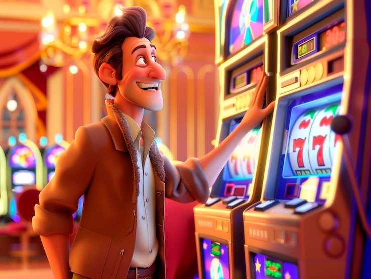 Tampilan mobile aplikasi rtpslot menampilkan daftar permainan slot dengan kategori dan filter
